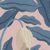 Cool Flora, Pink & Blue