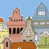 London Houses, Day