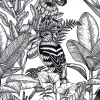 Birds Garden, Black & White