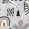 Happy Zebra, Gray