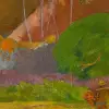 Tahitian Landscape by Gauguin