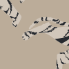 Quirky Tigers, Beige