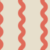 Wobbly Stripe, Red