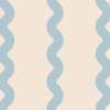 Wobbly Stripe, Light Blue