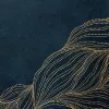 Opulence Dots, Midnight Blue