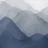 Watercolor Mountain, Blue