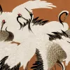 Dancing Cranes, Orange