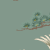 Flying Cranes, Green