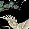 Flying Cranes, Black