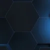 Hexagon, Blue