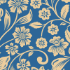 Floral Opulence, Blue