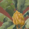 Banana Leaf, Burgundy
