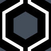 Bold Hexagon, Blue