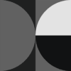 Circle Grid, Black & White