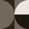 Circle Grid, Brown