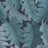 Swirling Fern, Blue