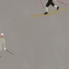 Skiers, Night