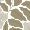 Bold Abstract Flower, Brown