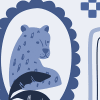 Jungle Frames, Blue