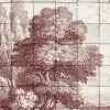 Porcelain Landscape, Burgundy