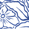 Ink Flowers, Blue