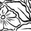 Ink Flowers, Black