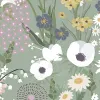 Playful Meadow, Green