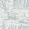 Verdant Toile, Light Blue