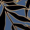 Bold Leaves, Blue