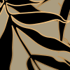 Bold Leaves, Beige