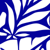 Floral Expression, Indigo