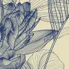 Graphic Flora, Blue