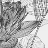 Graphic Flora, Black & White