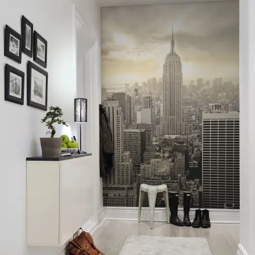 Murale avec vue sur New York