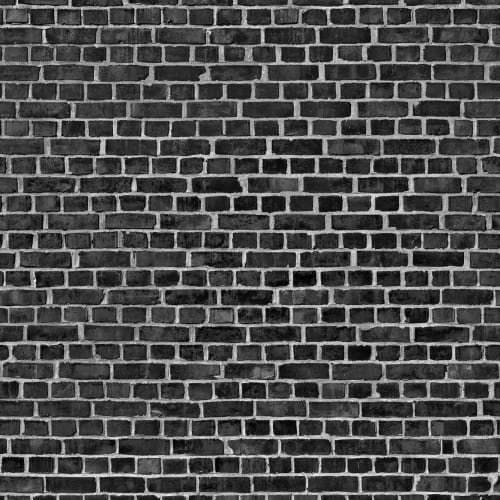 Wallpaper that looks like black bricks