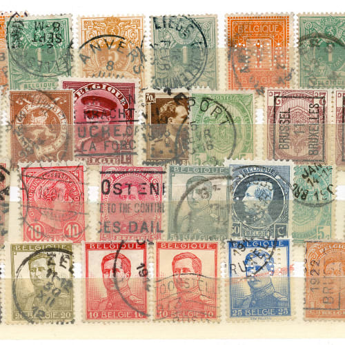 Papel de parede com carimbos