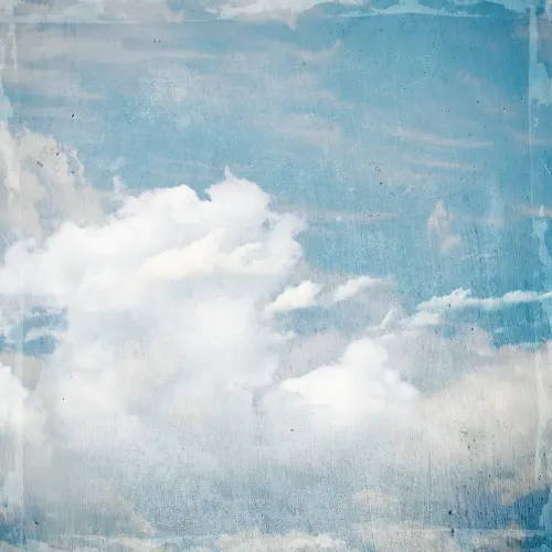 Peindre le ciel en bleu avec un papier peint nuage