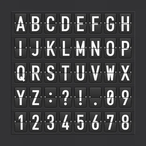 Departure Alphabet