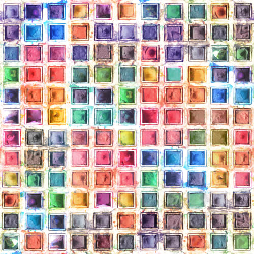 With colour pigments from all corners of the world