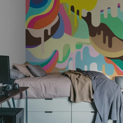 A WALL MURAL FOR THOSE WITH A SWEET TOOTH