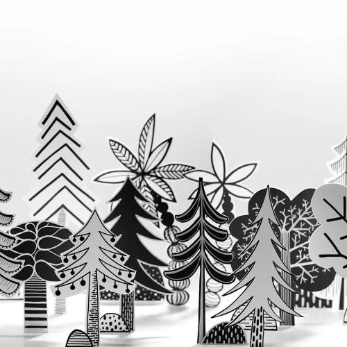 MINIMALISTIC 3D FOREST