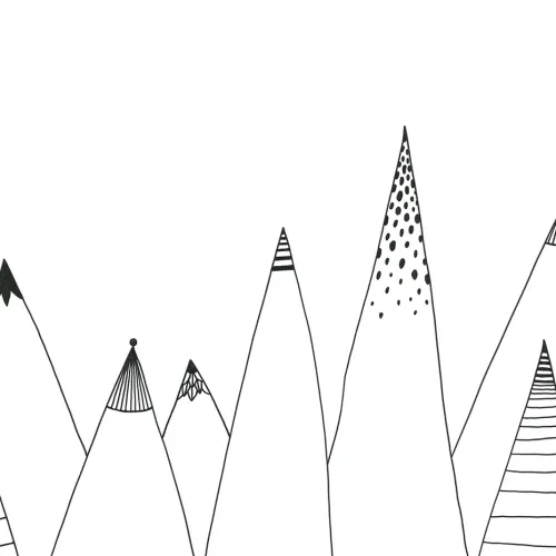 Dekorative Linien für grafische Schlichtheit