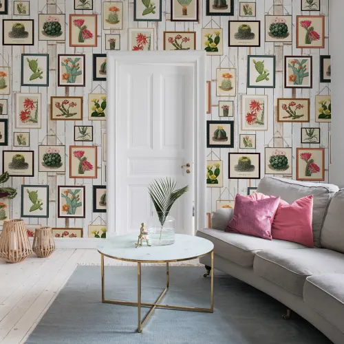 Your own cactus collection – as a mural