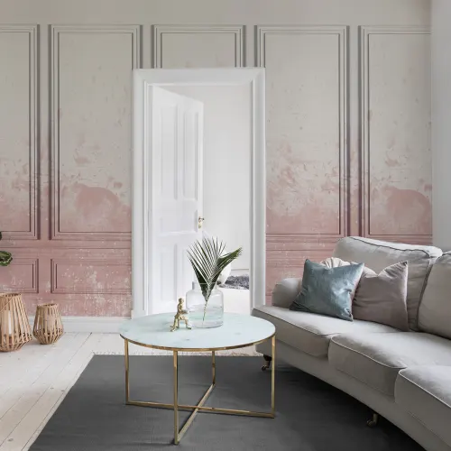 Raise the roof with dusky pink wall panels
