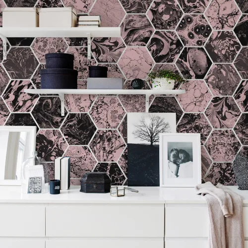 Pink meets ink