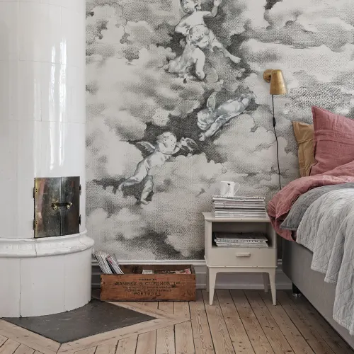 Hopeful cloud wall mural
