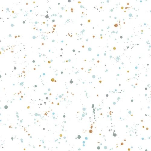 Mintgrüne und goldene Spritzer als Fototapete