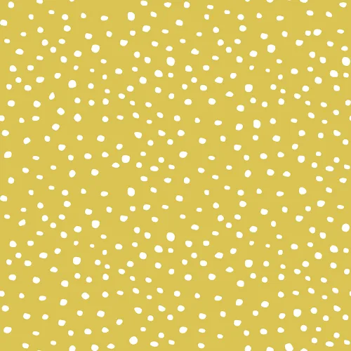Décor mural à pois jaunes
