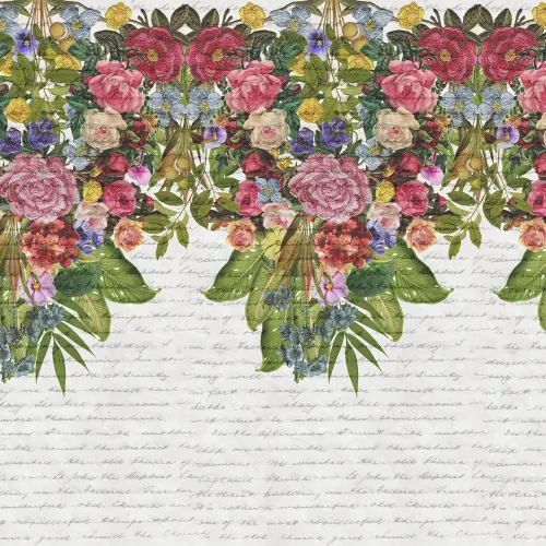 Alternative floral wallpaper