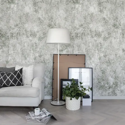 A wall mural where things grow wild in a peaceful way